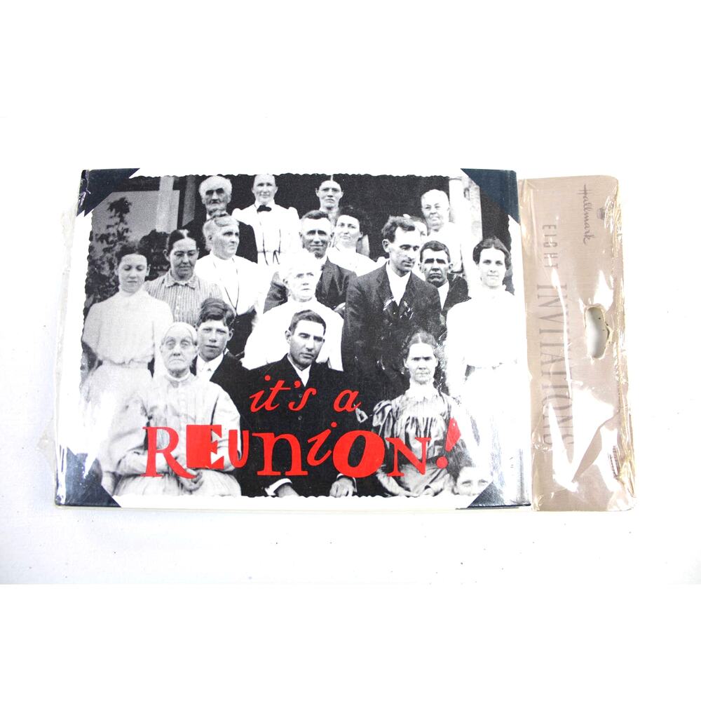 VINTAGE‎ 90s Hallmark Invitations Reunion Party Unopened Sealed Eight Included